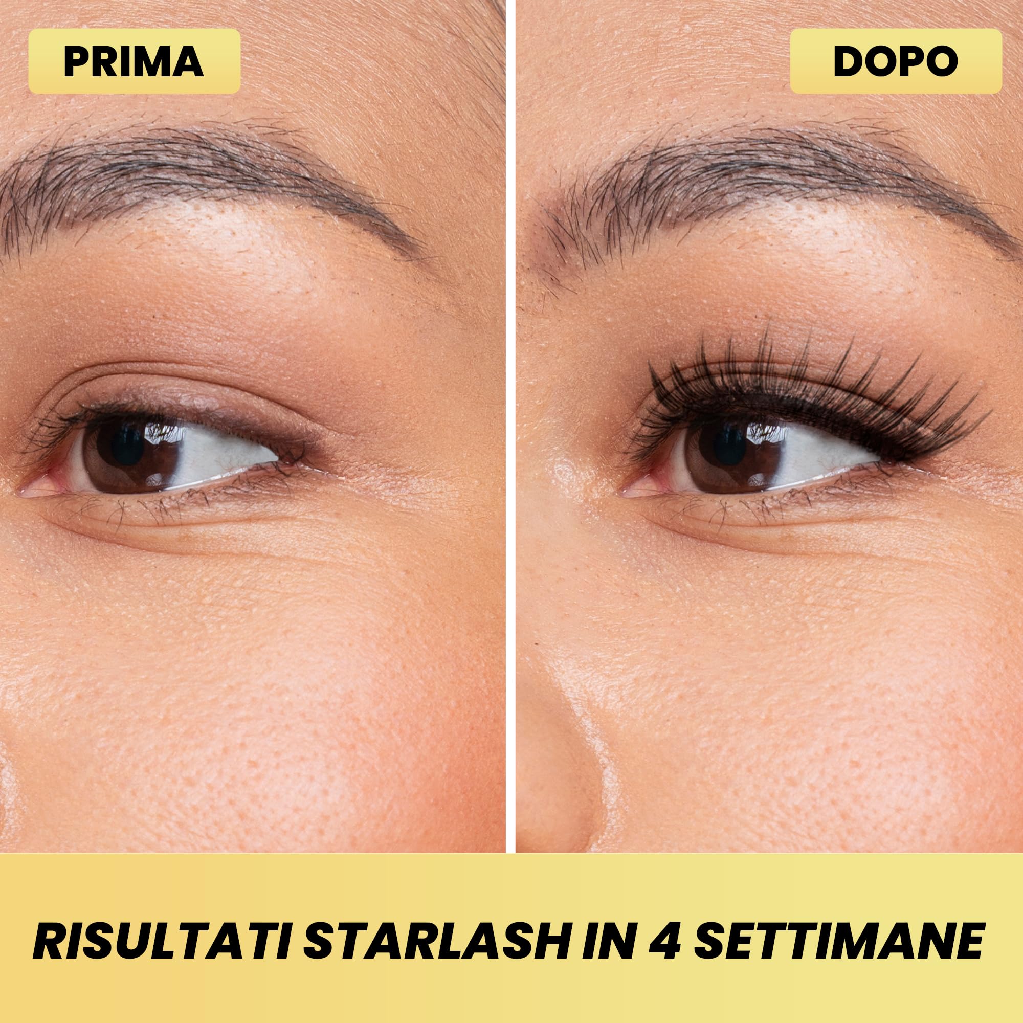 STARLASH Serum crece Pestañas 3ml - Largas y Fuertes - 30 Días - Crecimiento Pestañas y Cejas - Tratamiento Eyelash Growth Serum para Pestañas con más Densidad - 3ml