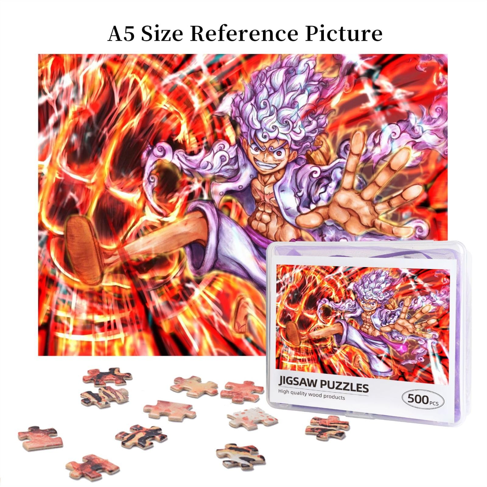 Amazon.co.jp: ワンピース ルフィ ギア5 パズル 木製 ジグソーパズル