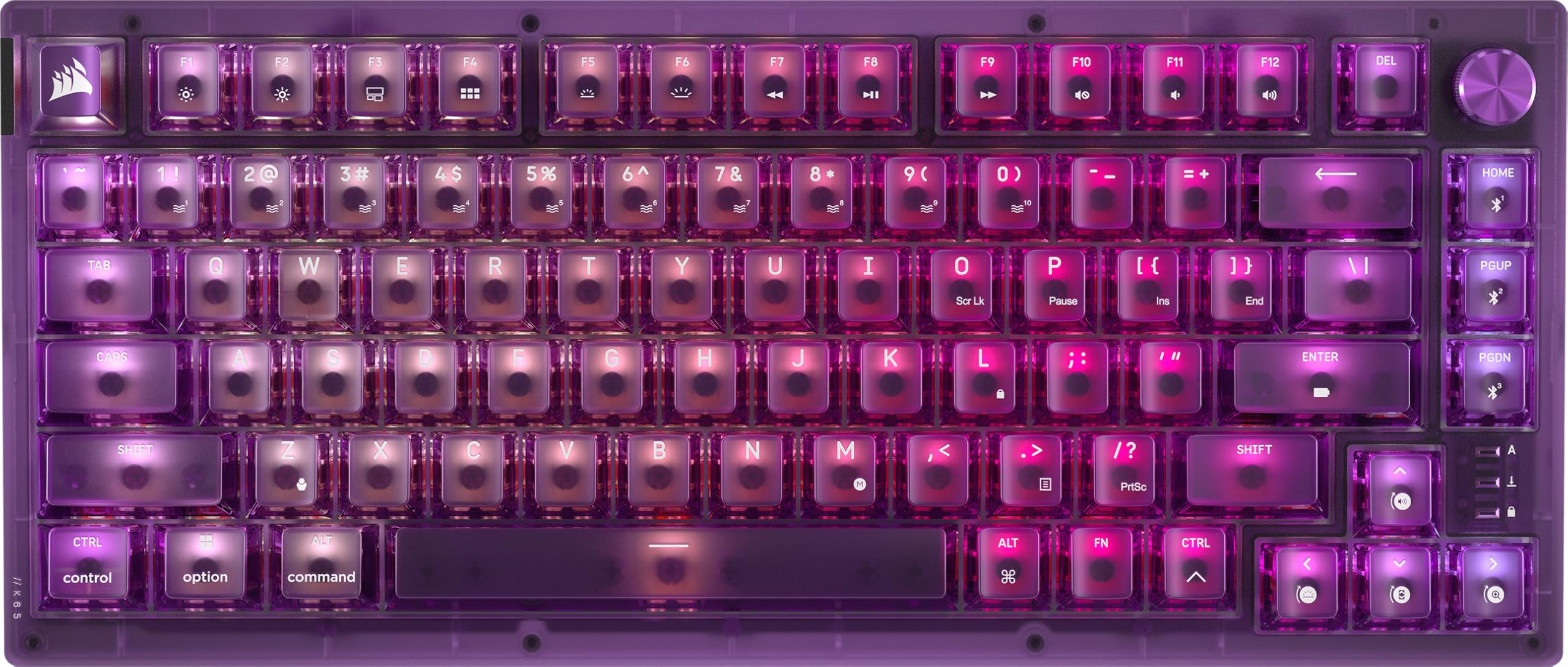 Amazon.com: Corsair K65 Plus Wireless 75% RGB Hot-Swappable