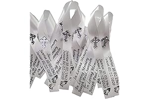 Product: Personalized Memorial Service Ribbon Pins for Funeral Celebration of Life Name & Dates