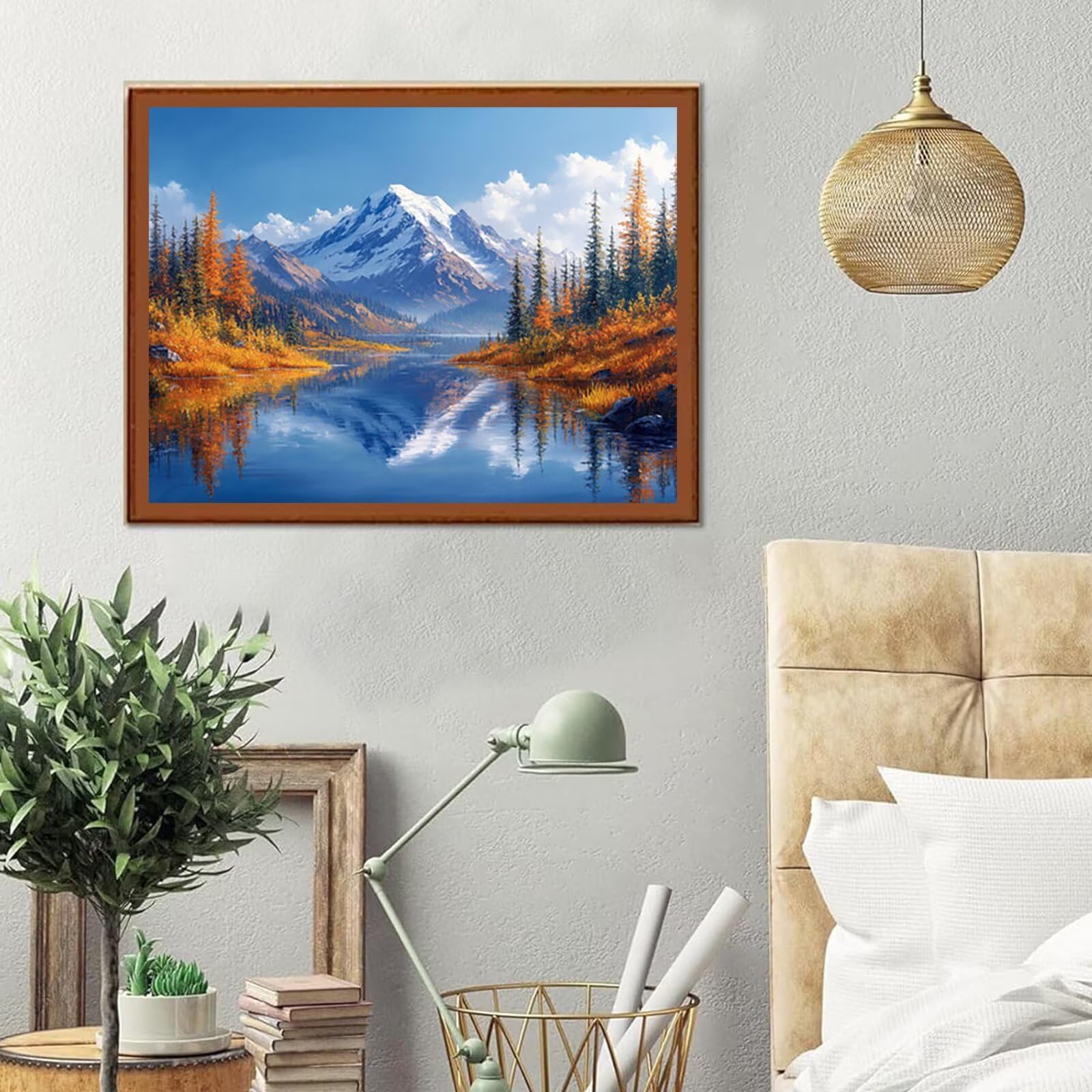 Mount Fuji diamentowe zestawy artystyczne dla dorosłych, zestawy do malowania diamentami 5D dla dorosłych, pełne wiercenie, zestawy artystyczne, DIY, haft krzyżykowy, sztuka, rzemiosło, sceneria