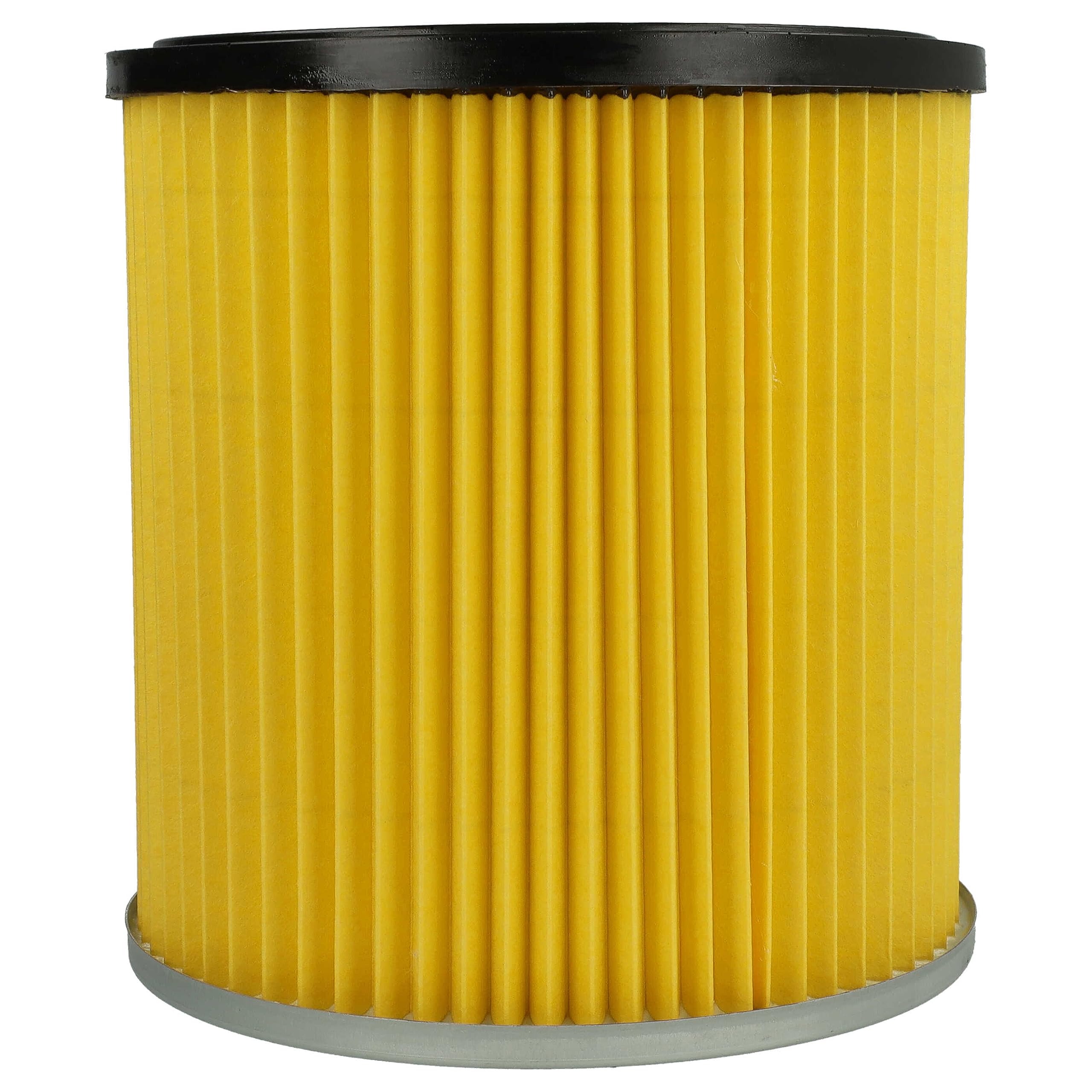 vhbw 3x filtro a pieghe piatte compatibile con Dewalt DW 790 Typ 1, DW 560 aspiratore - giallo, lavabile