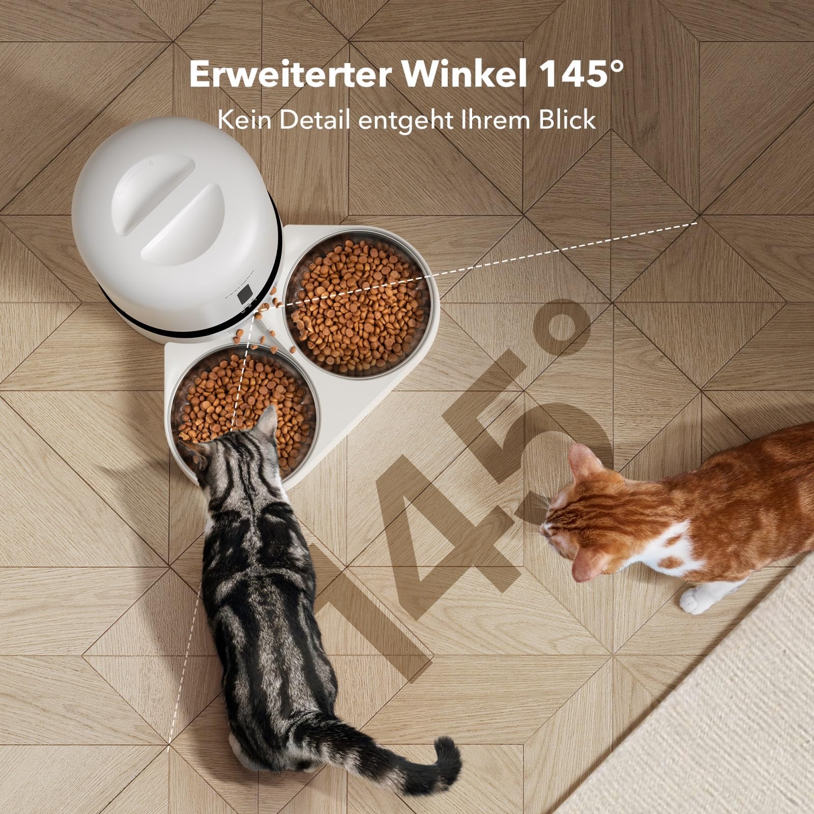 Automatische droogvoerdispenser met camera Petlibro Granary Zwart Automatische droogvoerdispenser met camera Petlibro Granary Zwart