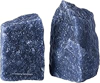 Vista 125 de Amazing Gemstone Cristales crudos de angelita y piedras curativas, rocas naturales para pulir, piedras y cristales crudos de bricolaje, 2 piezas