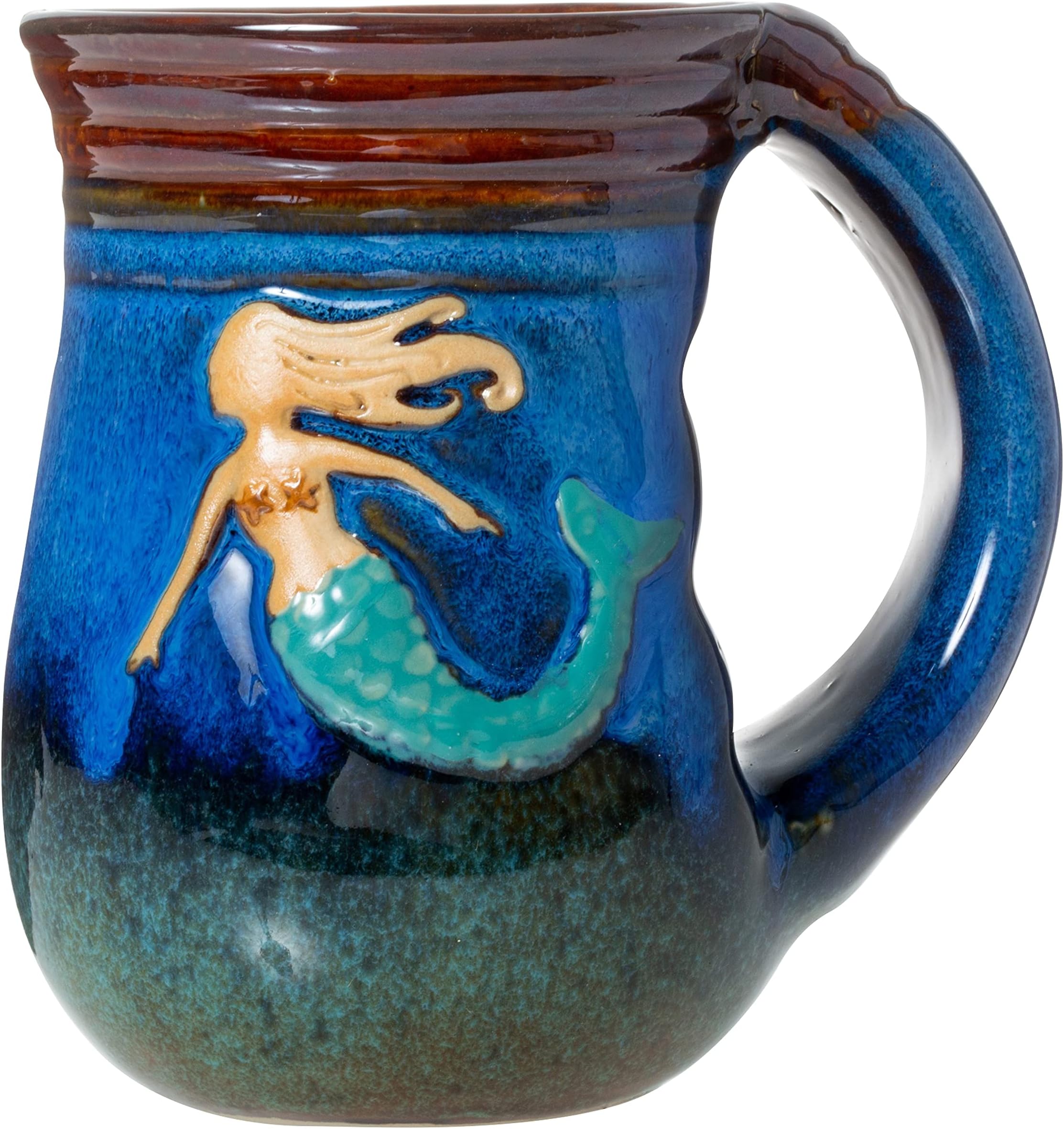 Cape Shore 18oz Stoneware Handwarmer Mug, Mermaid