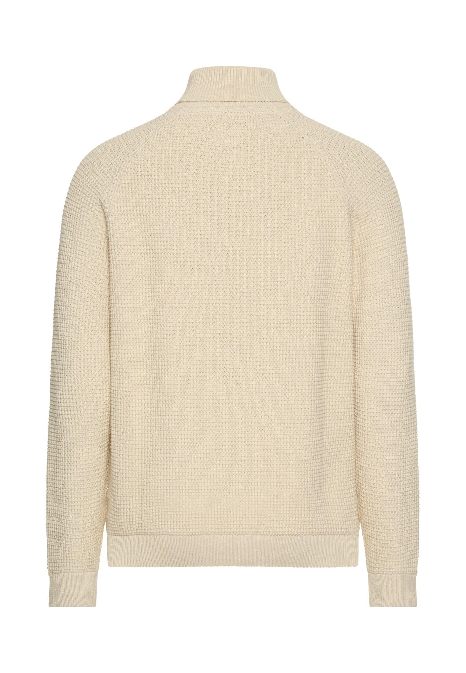 camel active Herren Strickpullover mit Stehkragen