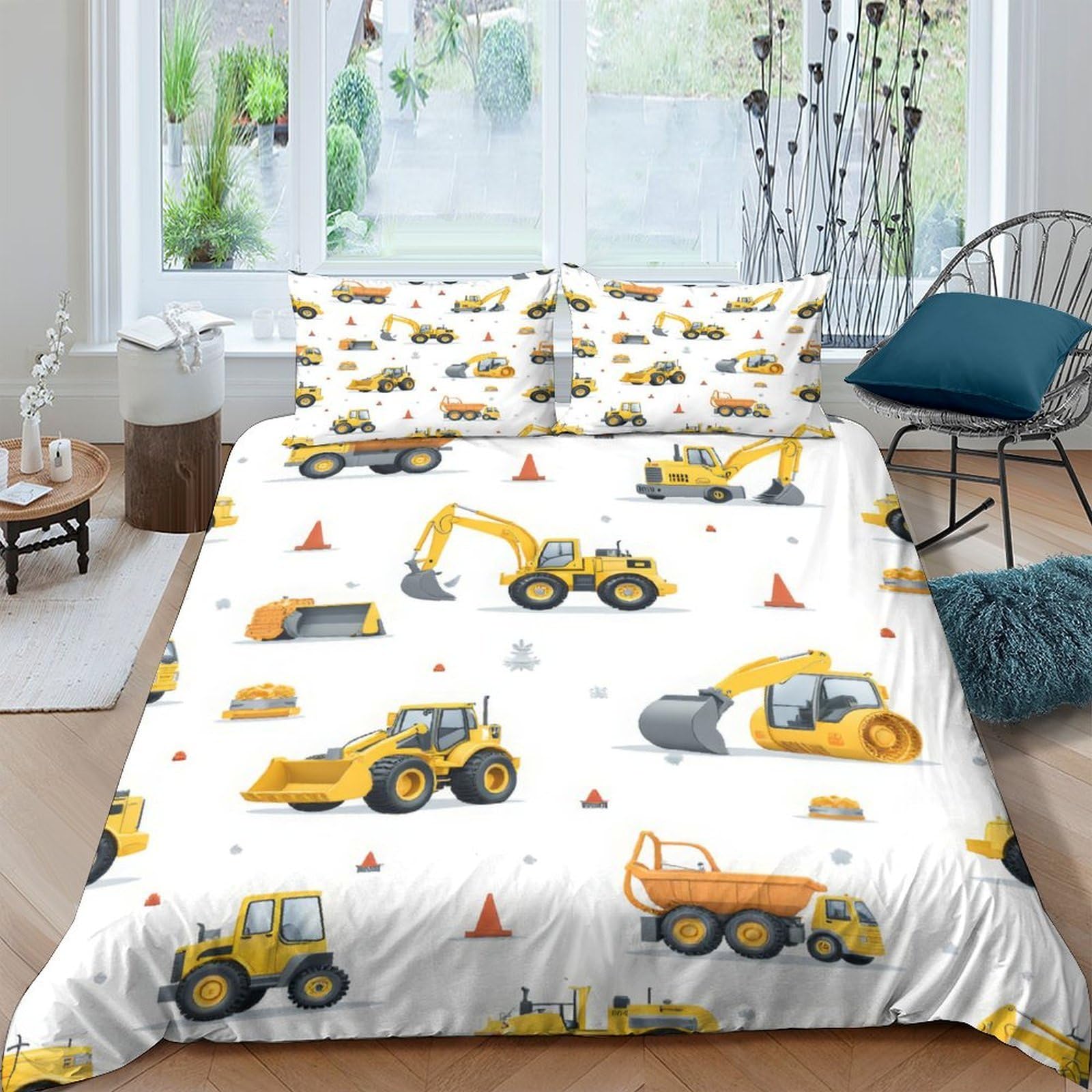 Kaffeezubehör mit Reißverschluss 3D Gedruckt 3 Teilig Gemütliche Wohnatmosphäre Bettbezug Mikrofaser Weich mit Kissenbezug Schlafkomfort for Erwachsene,Kinder,Mädchen,Jungen Super king（260x220cm）