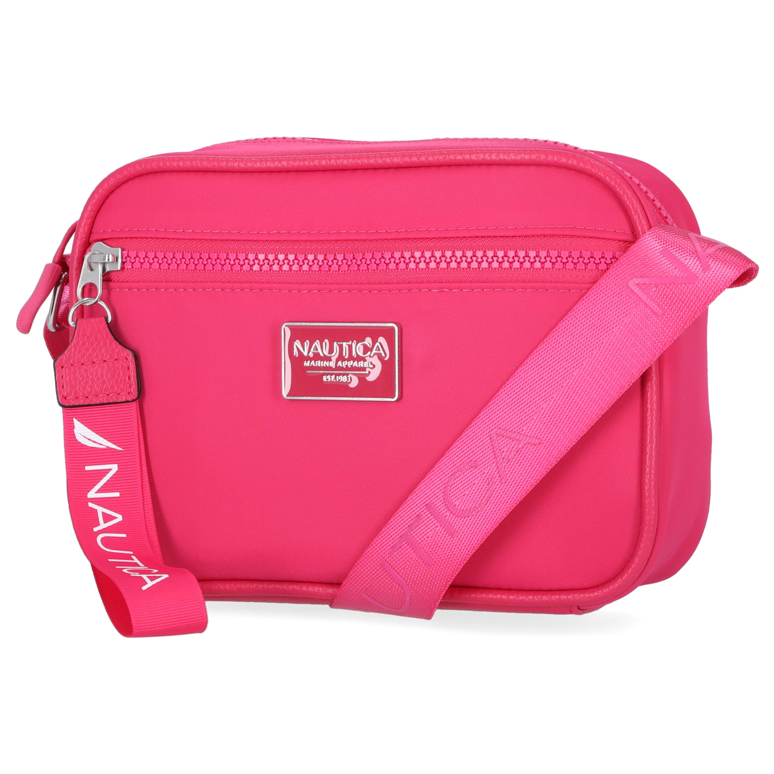 Nautica Women's High Seas Camera Crossbody Raspberry One Size