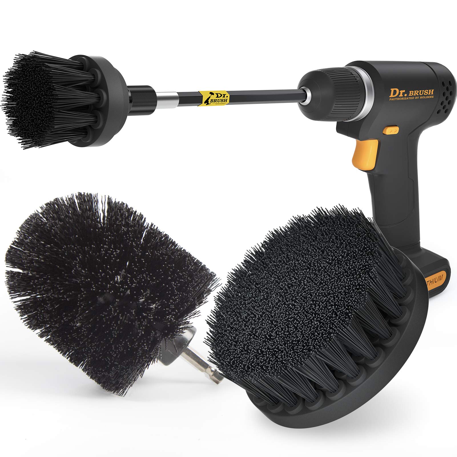 Buy Holikme 4Pack Drill Brush Power Scrubber Cleaning Brush Extended