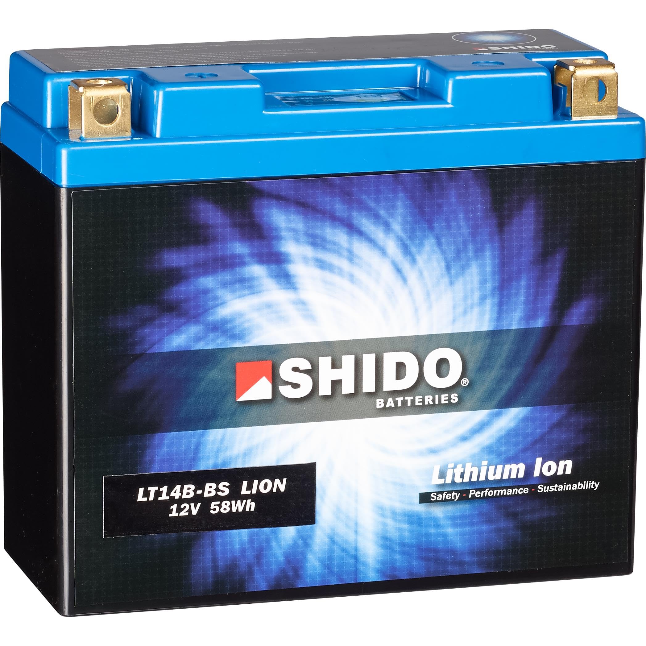 SHIDO LT14B-BS LION -S- Batterie Lithium, Ion Blau (Preis inkl. EUR 7,50 Pfand)