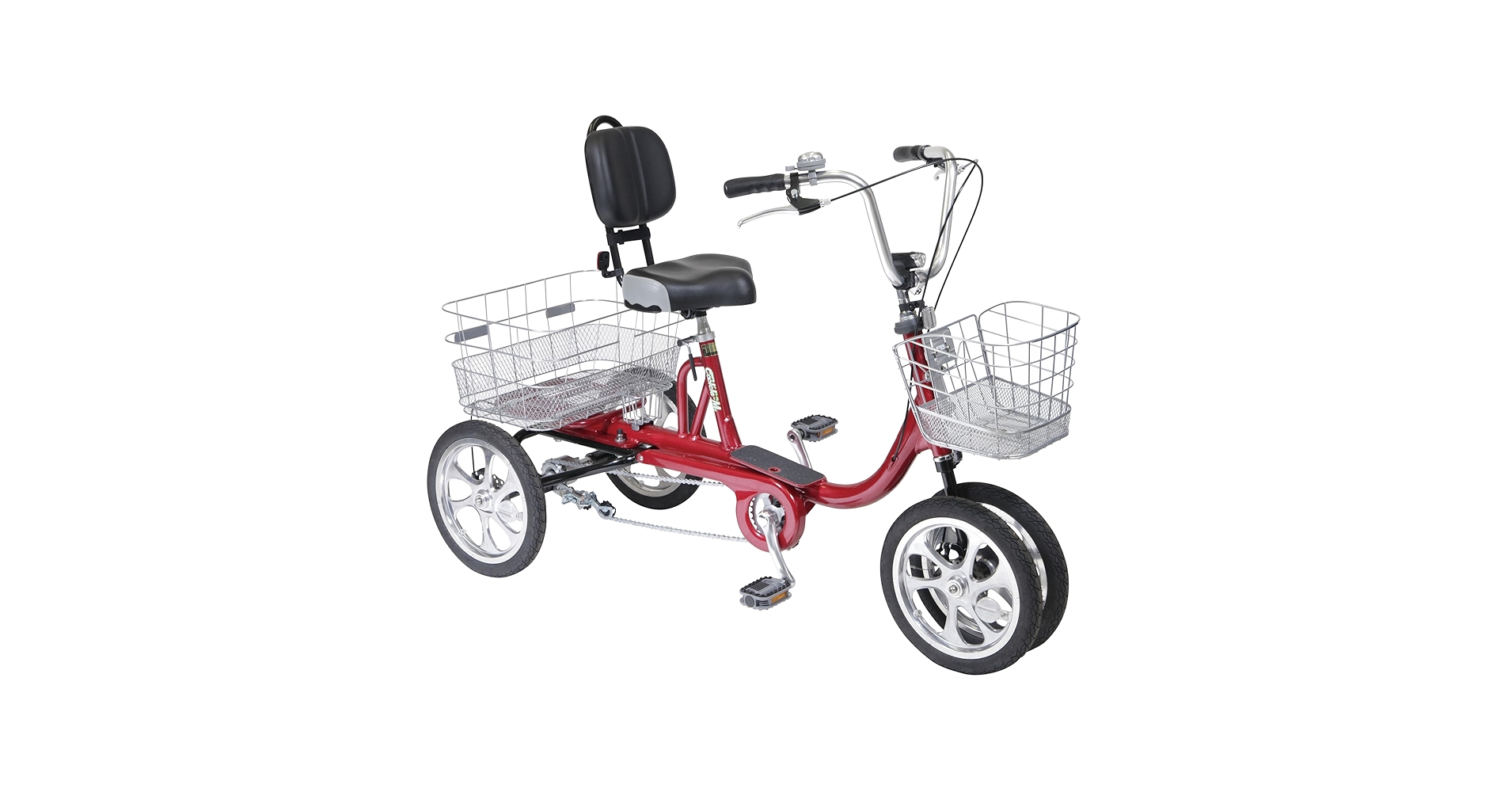 Amazon | パンクしない 四輪自転車 エアロ クークルMII レッド 空気 Amazon | パンクしない 四輪自転車 エアロ クークルMII レッド 空気