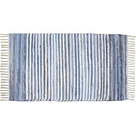 Amazon.com: Cotton Rag Rug 24''x36''- 2x3'- Multicolor Chindi Rug ...