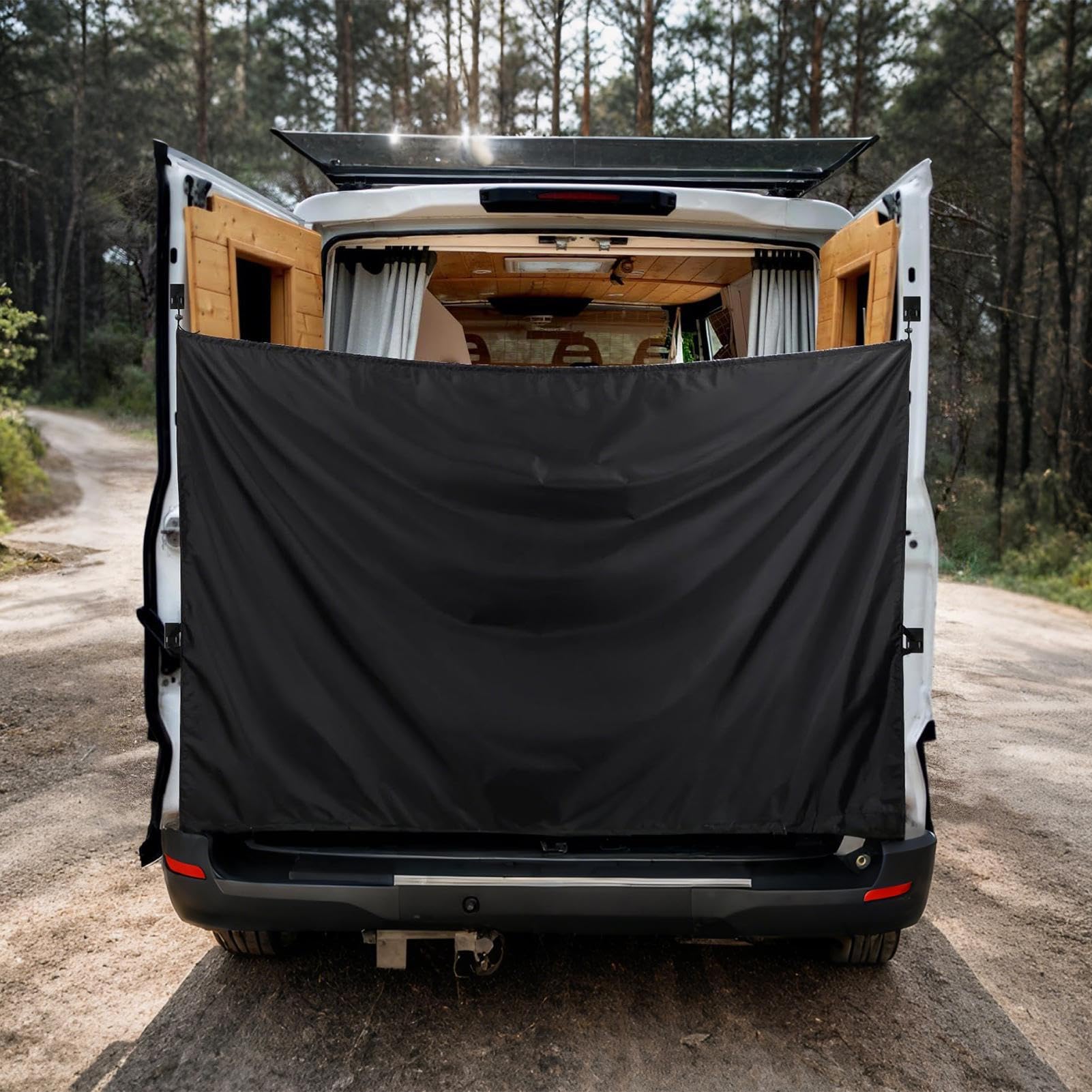 Rideau d'pour Porte Arrière de Voiture Rideau D'Pour Changer en Camping