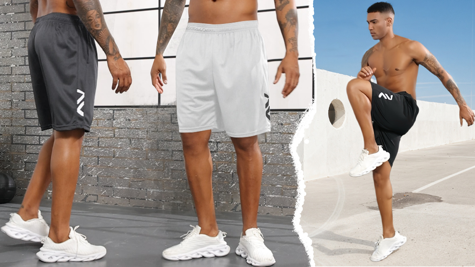 Fovdtaa Lot De 3 Shorts De Sport Homme à Séchage Rapide - Idéal Gym, Course Et Entraînement Quotidien