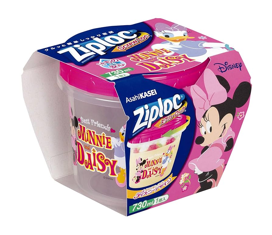 【ジップロック】スクリューロック　ディズニー限定 Amazon.co.jp: ジップロック スクリューロック 730ml 1個入