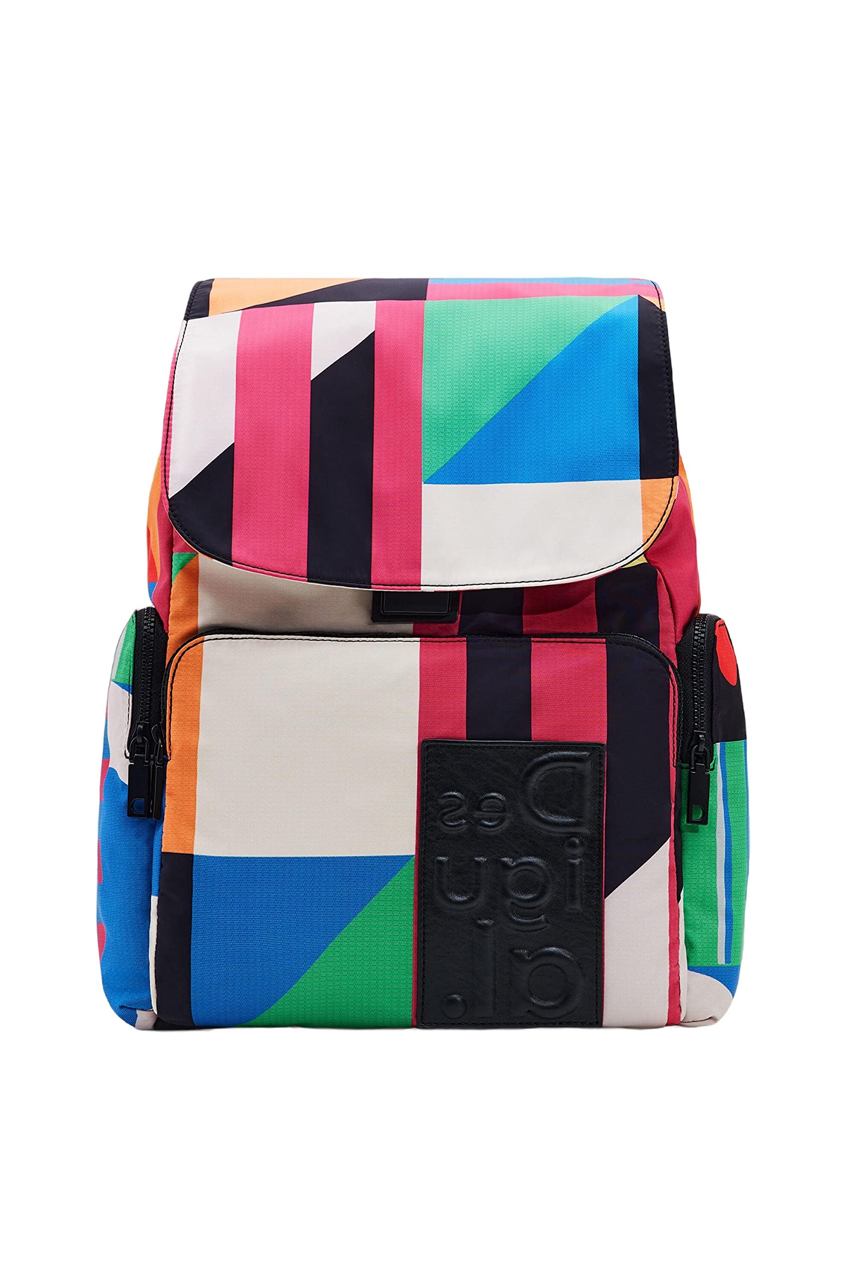 Large geometric backpack - MATERIAL FINISHES - U