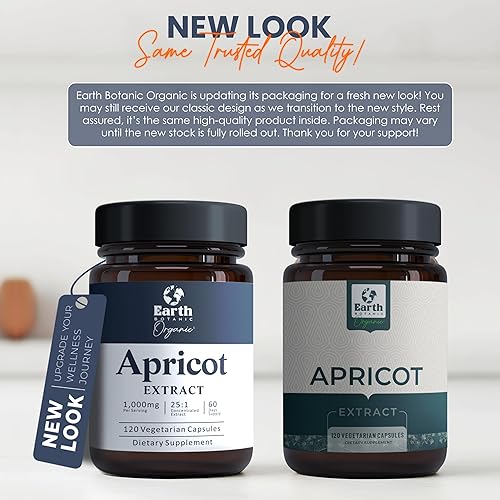 Miniatura 3 de Extracto de albaricoque, 1000 mg 120 cápsulas vegetales (vegano, sin OGM) suplementos herbales
