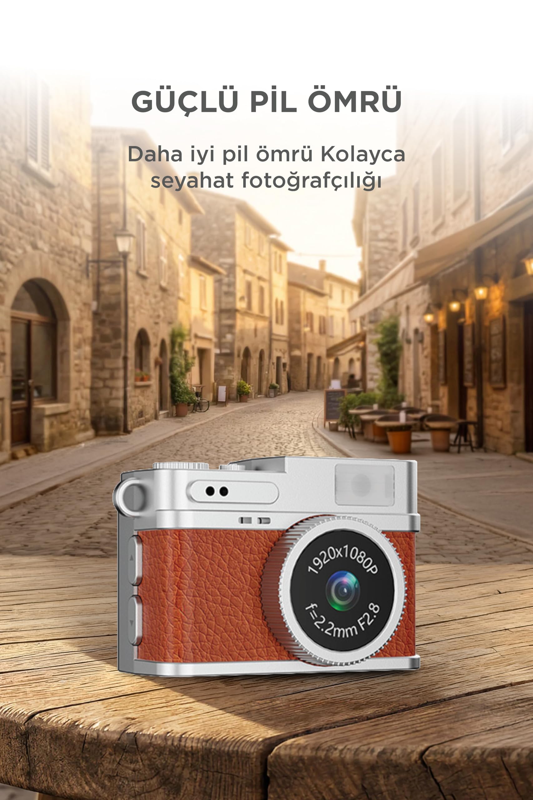 Torima CMR-35 Haki Dijital Mini Cep Boy Anahtarlık 1080P Video Fotoğraf Makinesi Kamera