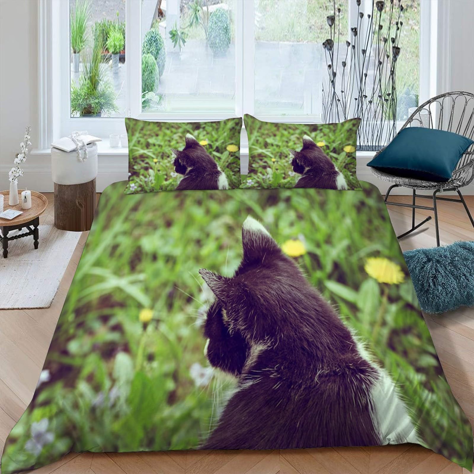 Housse de Couette 200x200 Chat crée une ambiance cosy et cocooning dans votre chambre