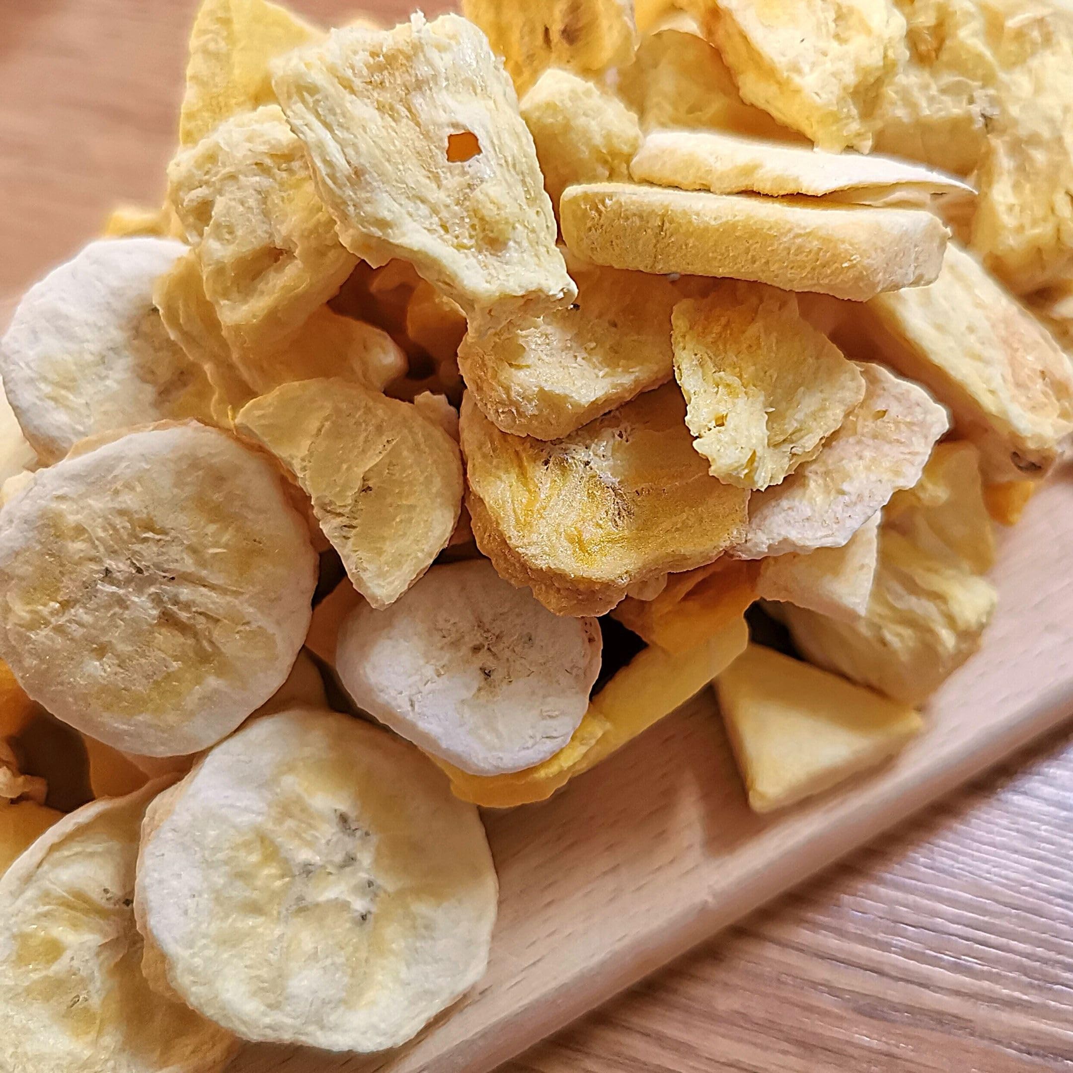 Frutas Liofilizadas | XL 350g Mezcla Plátano Seca, Piña, Mango | Fruta Seca Pura | Comida Liofilizada | Freeze Dried Fruit Tropical Banana Mango Pineapple Mix | Fruta Tropical ZingyZoo