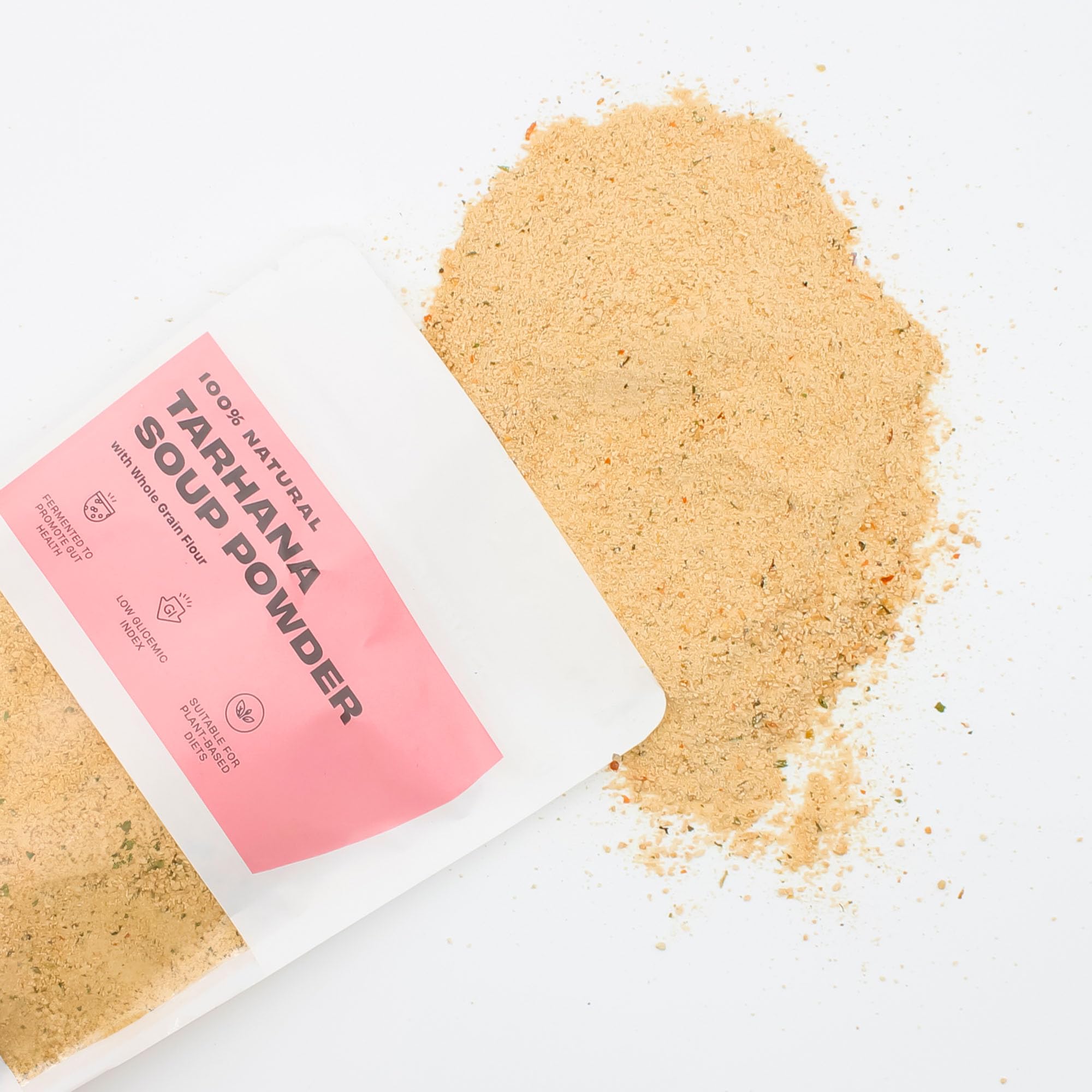 Soupe Tarhana turque épicée 500gr | Soupe végétarienne traditionnelle épicée contenant du yaourt | Soupe d'hiver sans additifs | Mélange de soupes Tarhana fait maison (500 GR, Soupe Tarhana)
