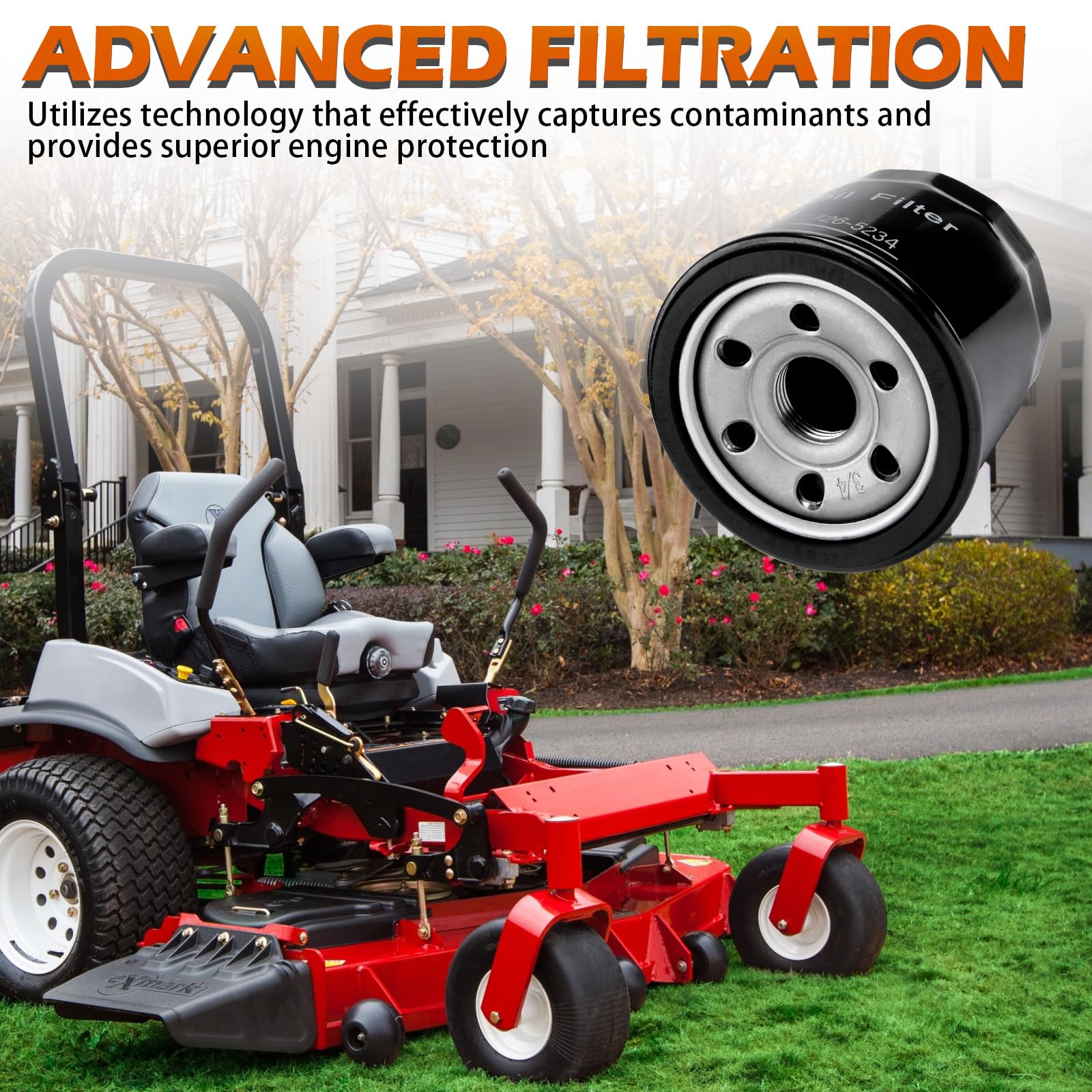 Amazon.com : Filter Engine Oil, Replacement for Exmark 126-5234