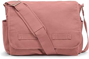 Classic Vintage Canvas Messenger Bag for Girls: Durable, Fashionable, Comfortable