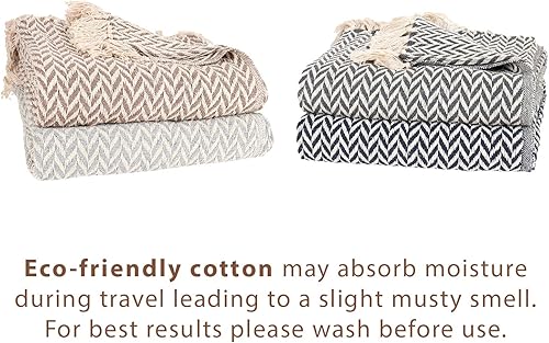 Miniatura 3 de Arkwright - Mantas comunes a granel, paquete de 12, reversibles, 100% algodón, para todas las estaciones, ligeras, para invitados de boda, viajes y