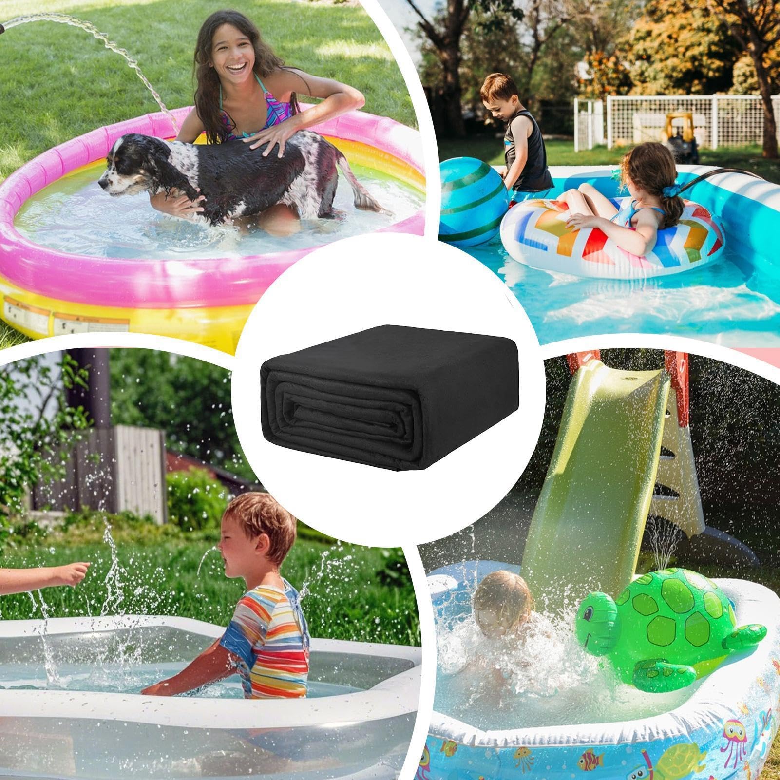 Podkład Pod Basen Naziemny Podkładka Podłogowa Do Wanny | Podkład ochronny pod wykładzinę basenową Na Beton, Cement, Żwir, Taras, Trawnik, Podwórko Oraz Do Wanny, Spa, Na Kemping I W