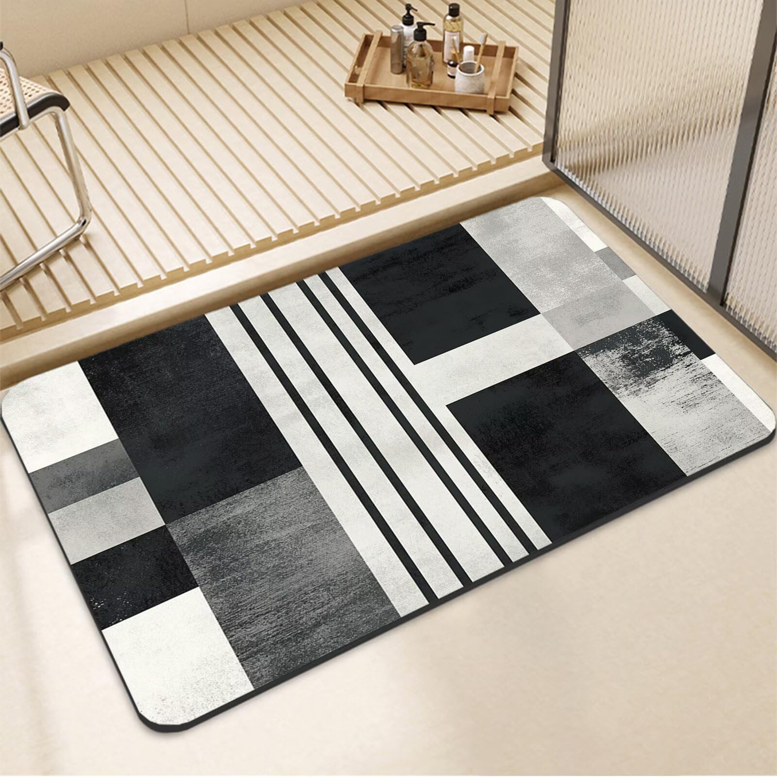 Tapis de bain antidérapant pour éviter les glissades sur sol mouillé