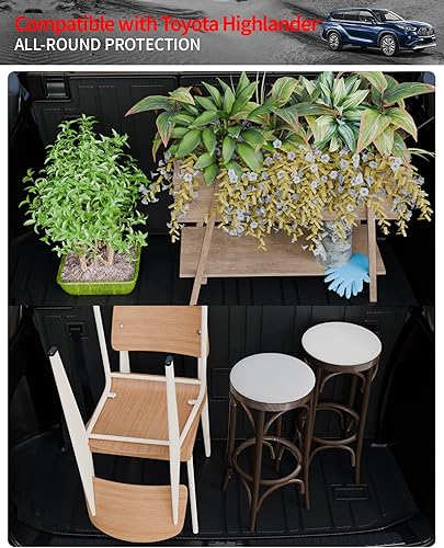 Vista 158 de Alfombrilla de carga compatible con Nissan Pathfinder 2022-2024 2025, forro de carga TPE para todo tipo de clima, accesorios Pathfinder 2023