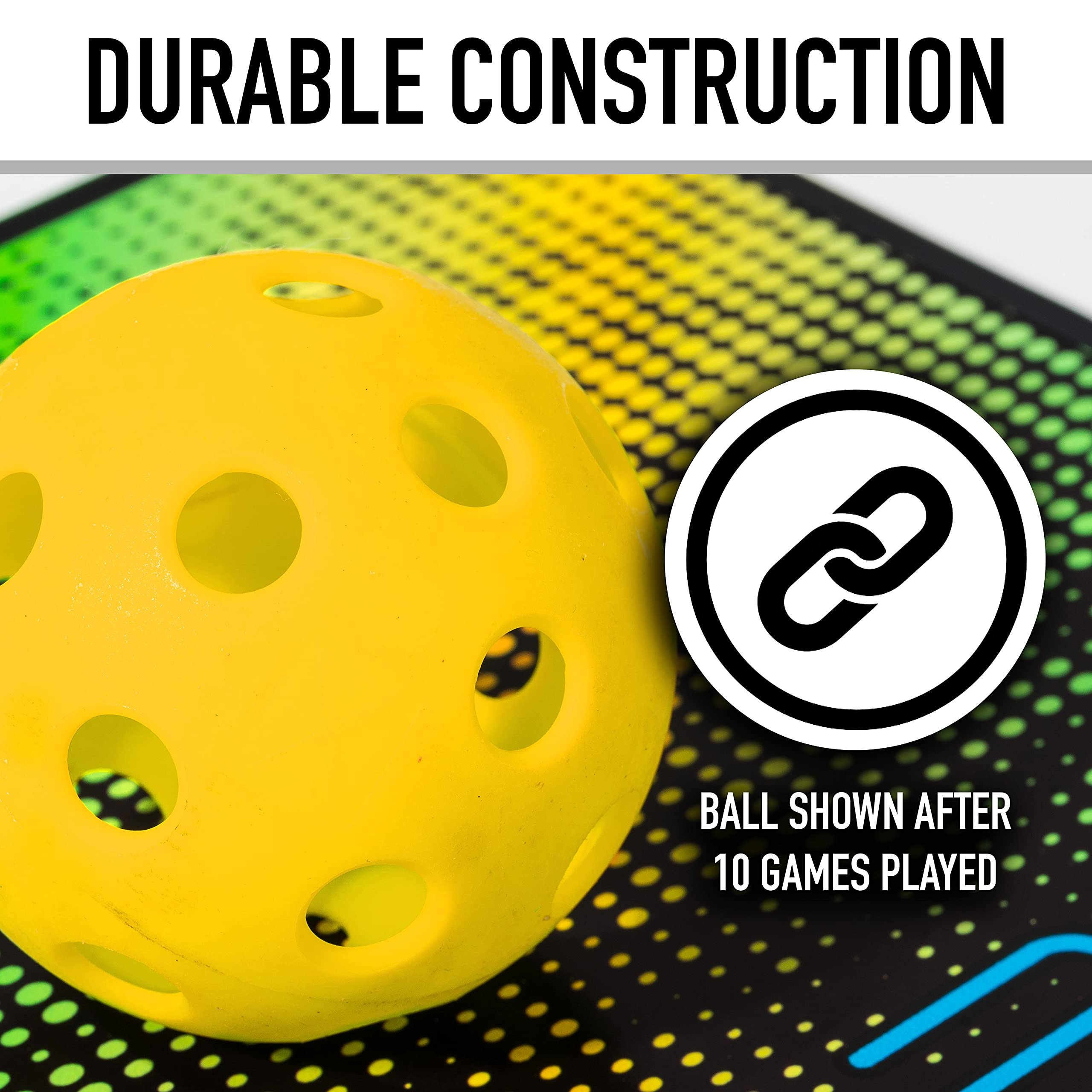Franklin Sports X-26 Pickleballs für den Innenbereich, 3er-Pack, 12er-Pack und 100 Stück, USAPA-zugelassene Turnier-Pickleballs, mehrere Farben