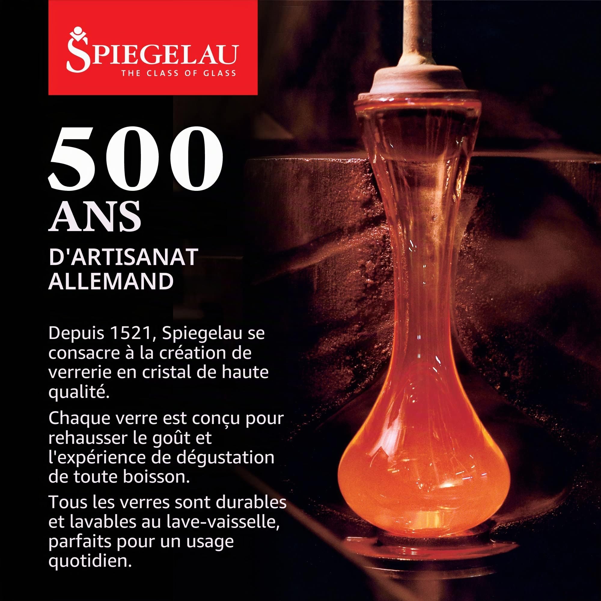 Spiegelau & Nachtmann 1350162 Lot de 2 verres à vin blanc en cristal 430 ml