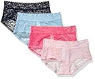 Women's Comfortable Lace Stretch Hipster Underwear, Pack of 4