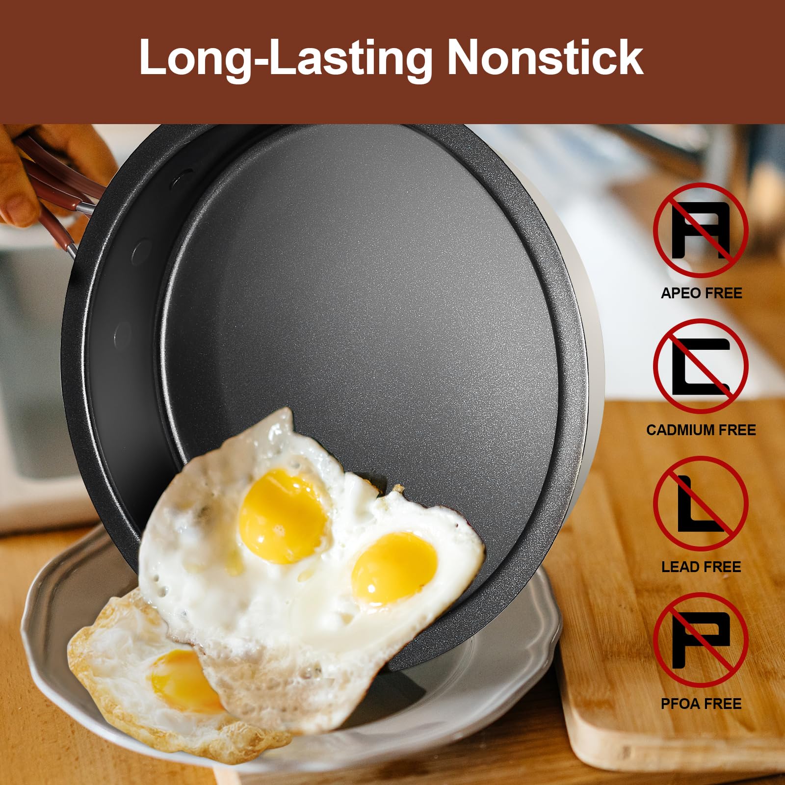 Odoland Set Da 10 Pentole Da Campeggio Leggere - Pentola, Padella, Posate E Accessori Per Escursionismo - Foto 7