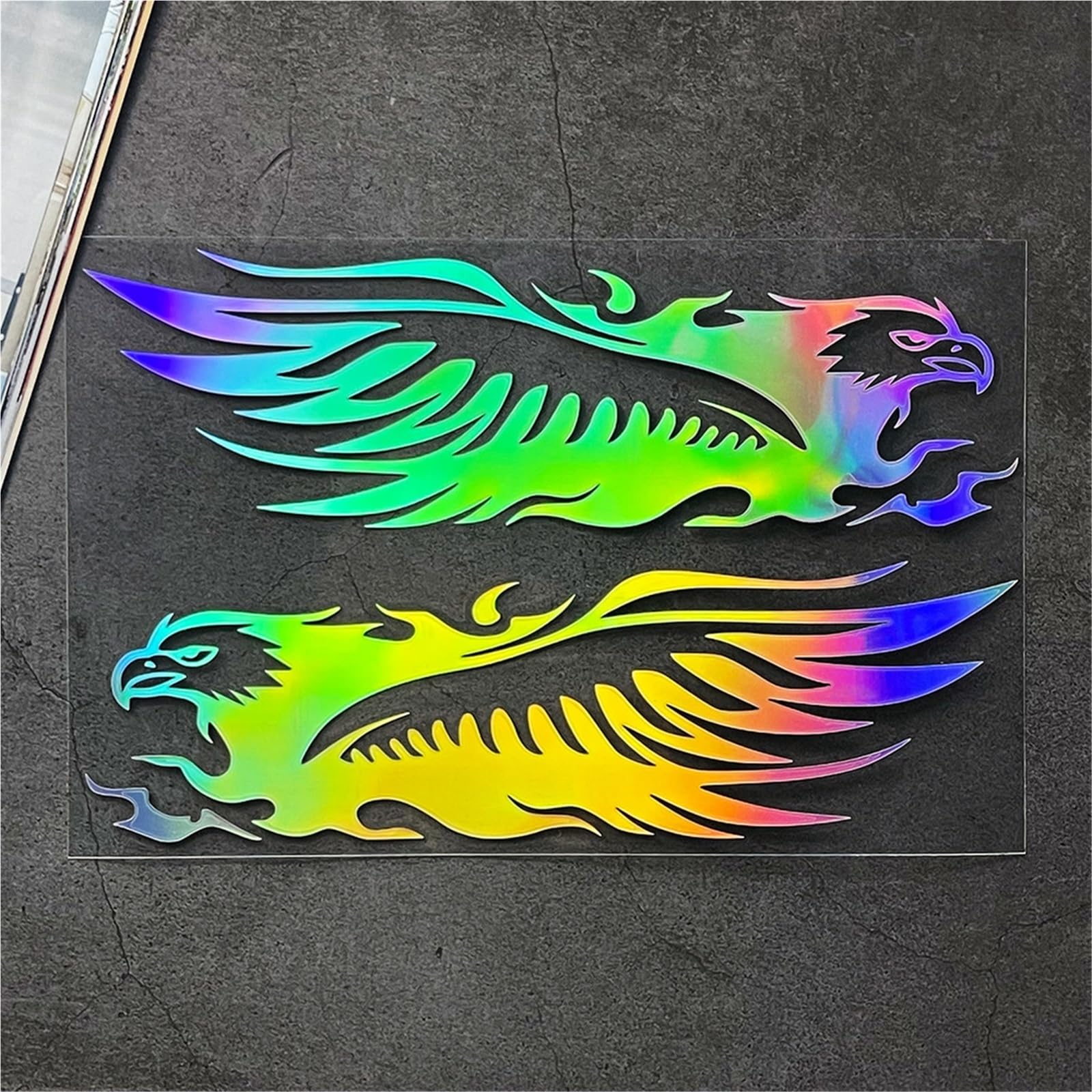 HAfgDJ 1pc Waterproof Stickers, Decor Decals for Motorcycle, Helmet and Laptop