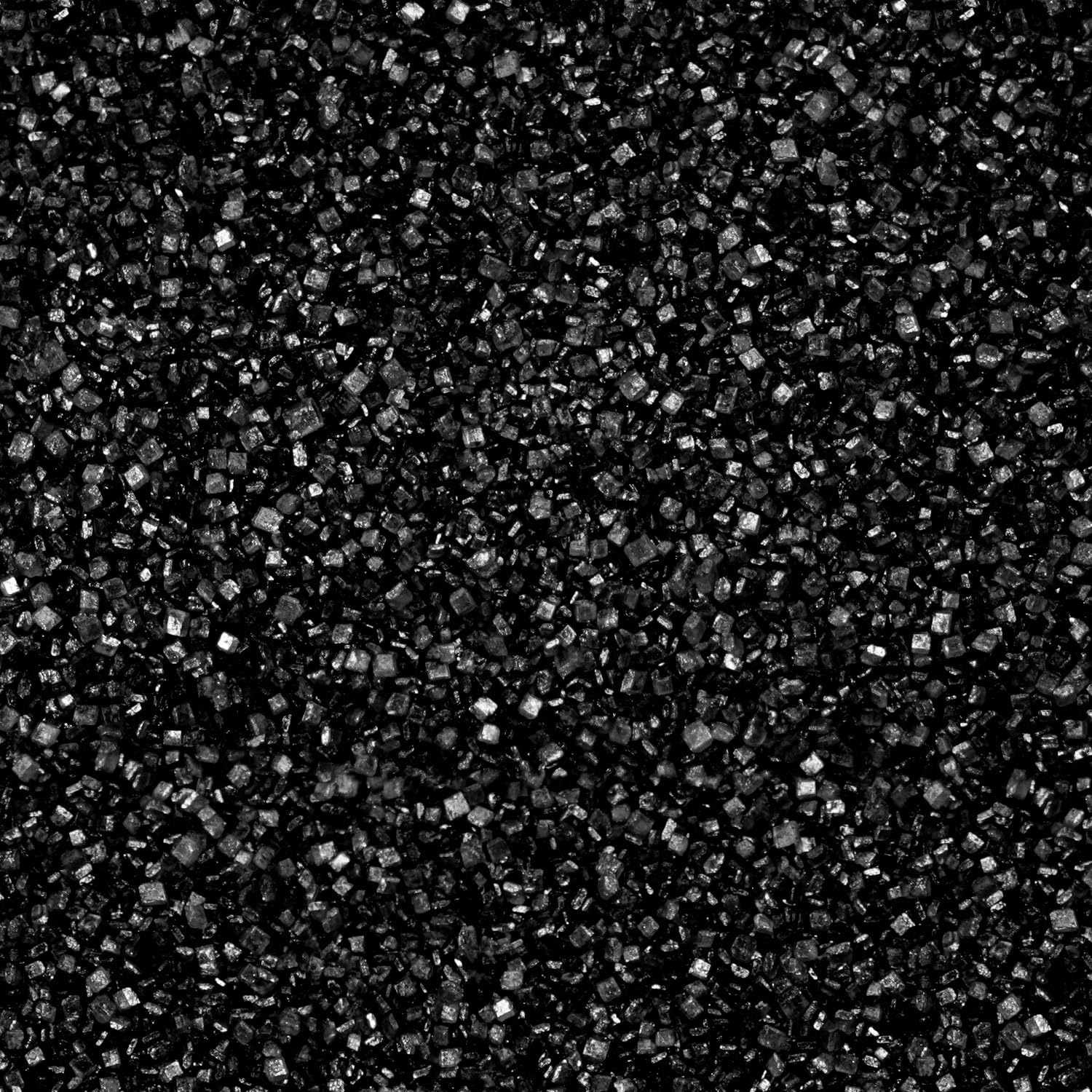Edible Black Sprinkles, Sanding Sugar Crystals, 150g, Black Sugar Sprinkles for Cake Decorating, Cookie, Cupcake Toppers Decoration, Wedding Halloween Christmas Supplies