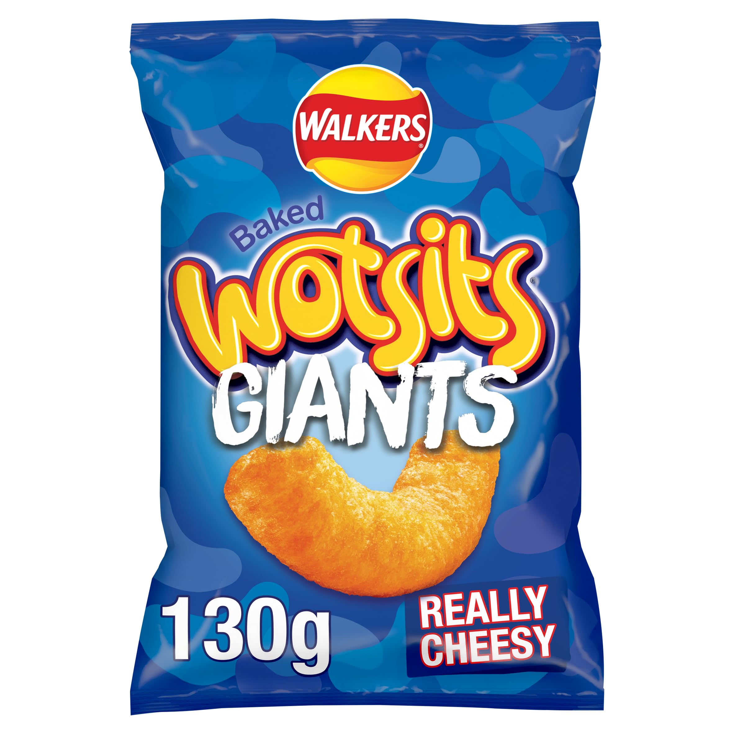 Walkers Wotsits Giants Really Cheesy Vegetarian Baked Snacks 130 g