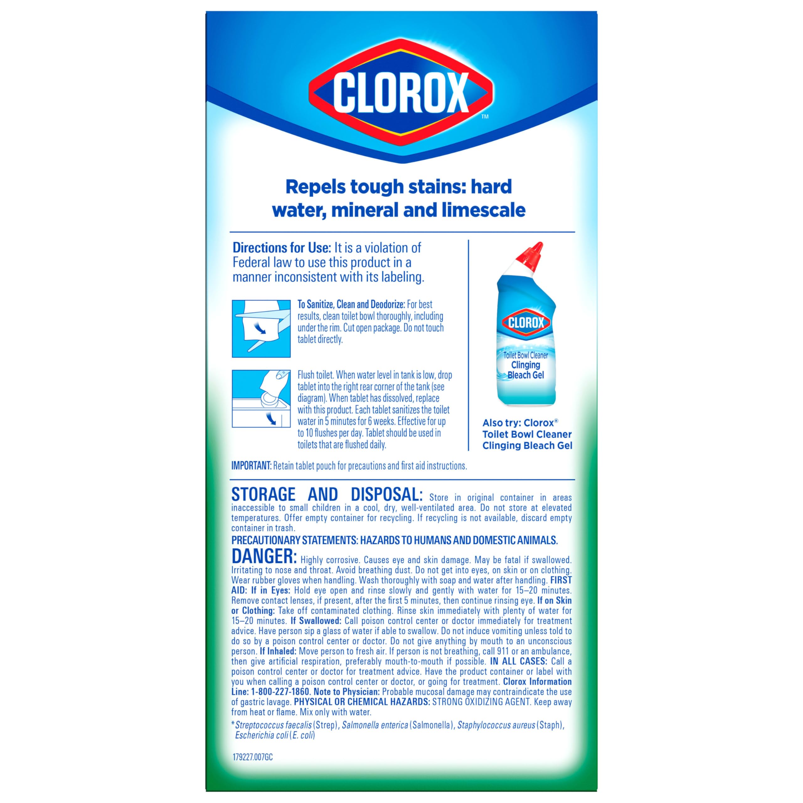 Bleach Toilet Tablets 4 Count T636223