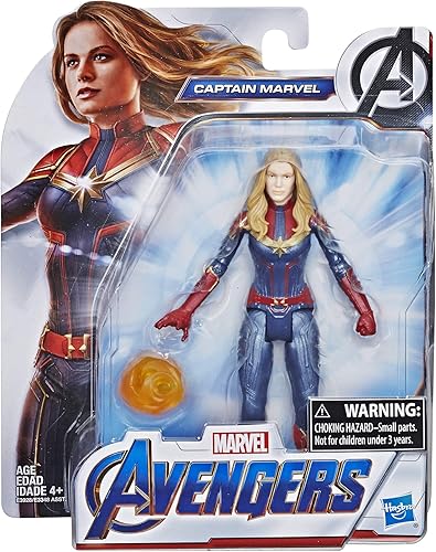 Miniatura 2 de Avengers Marvel Endgame Captain Marvel Figura de escala de 6.0in