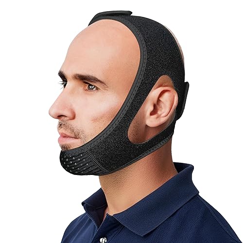 Chin Strap for Sleeping and CPAP Users, Comfortable Jaw Support
