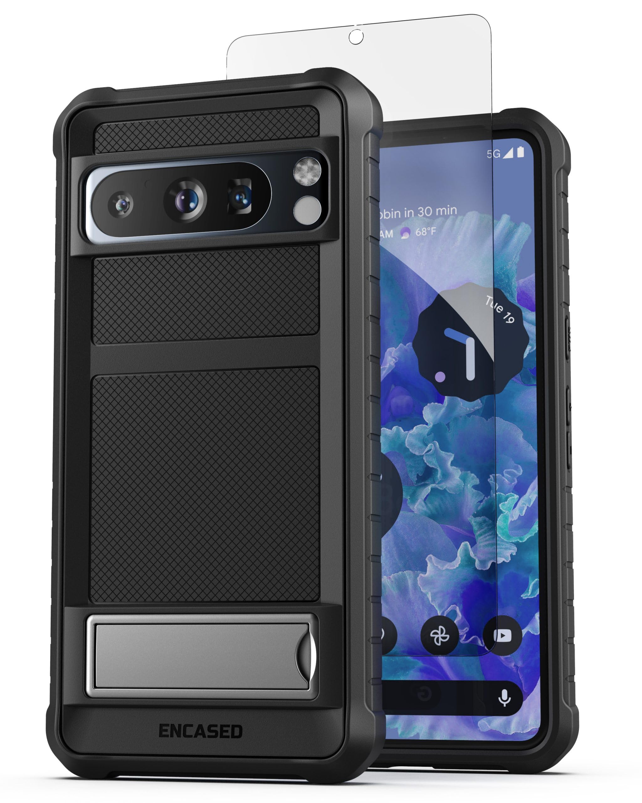 AICase Custodia Per Google Pixel 8 Pro – Trasparente Con Protezione Schermo In Vetro Temperato, Antiurto - 2