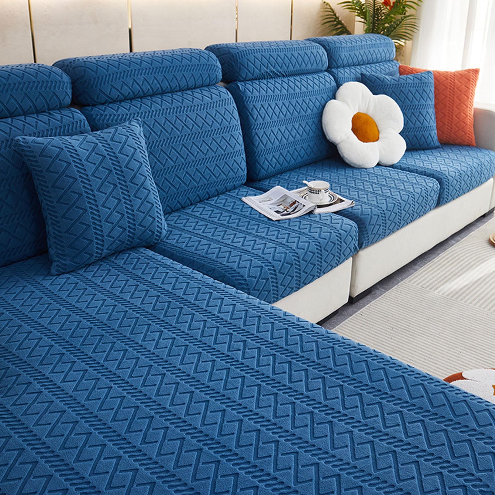 Housse canapé extensible couverture canape forme L 1 2 3 4 places
