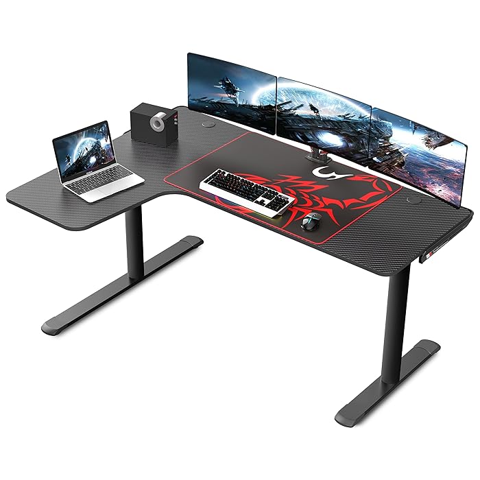 Buy EUREKA ERGONOMIC L Shaped Gaming Desk, 60 Inch Corner Gaming Desk