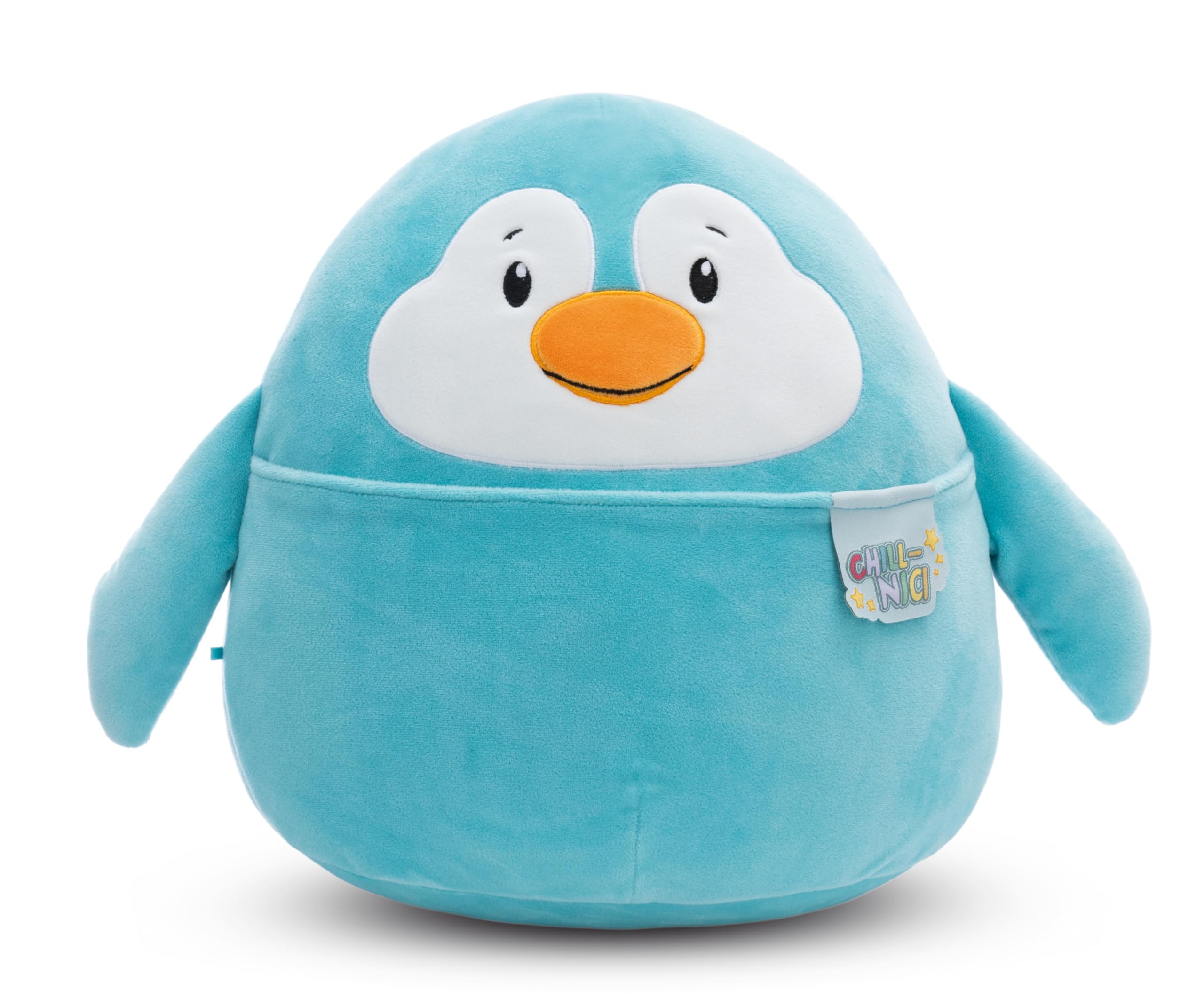 NICI Soft toy Chill penguin 20cm - blue - Fluffy plush, cute to cuddle and play with, for children & adults, great gift idea | 61792