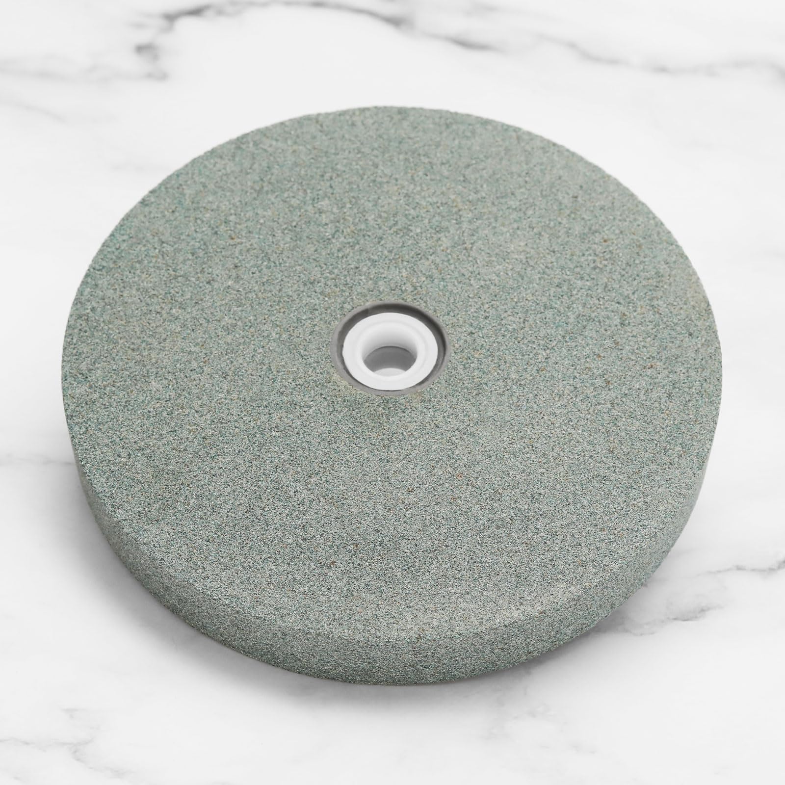 Meule Plate en Carbure de Silicium de 150mm Broche de 1/2 Pouce Grain 80 Meule de Table Utilisée pour Meuler et Affûter les Outils en Alliage Dur Matériau Non Métallique