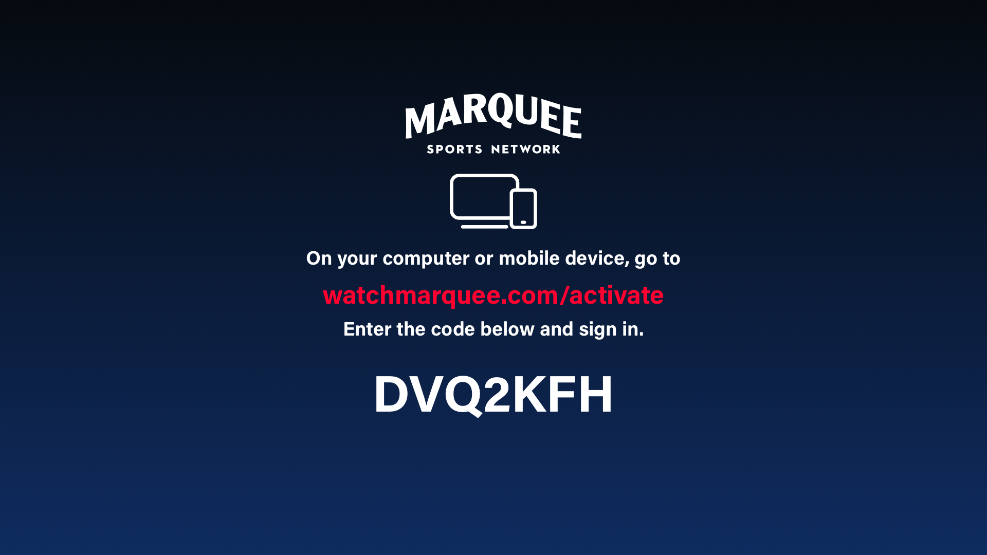 Marquee Sports Network App on Amazon Appstore