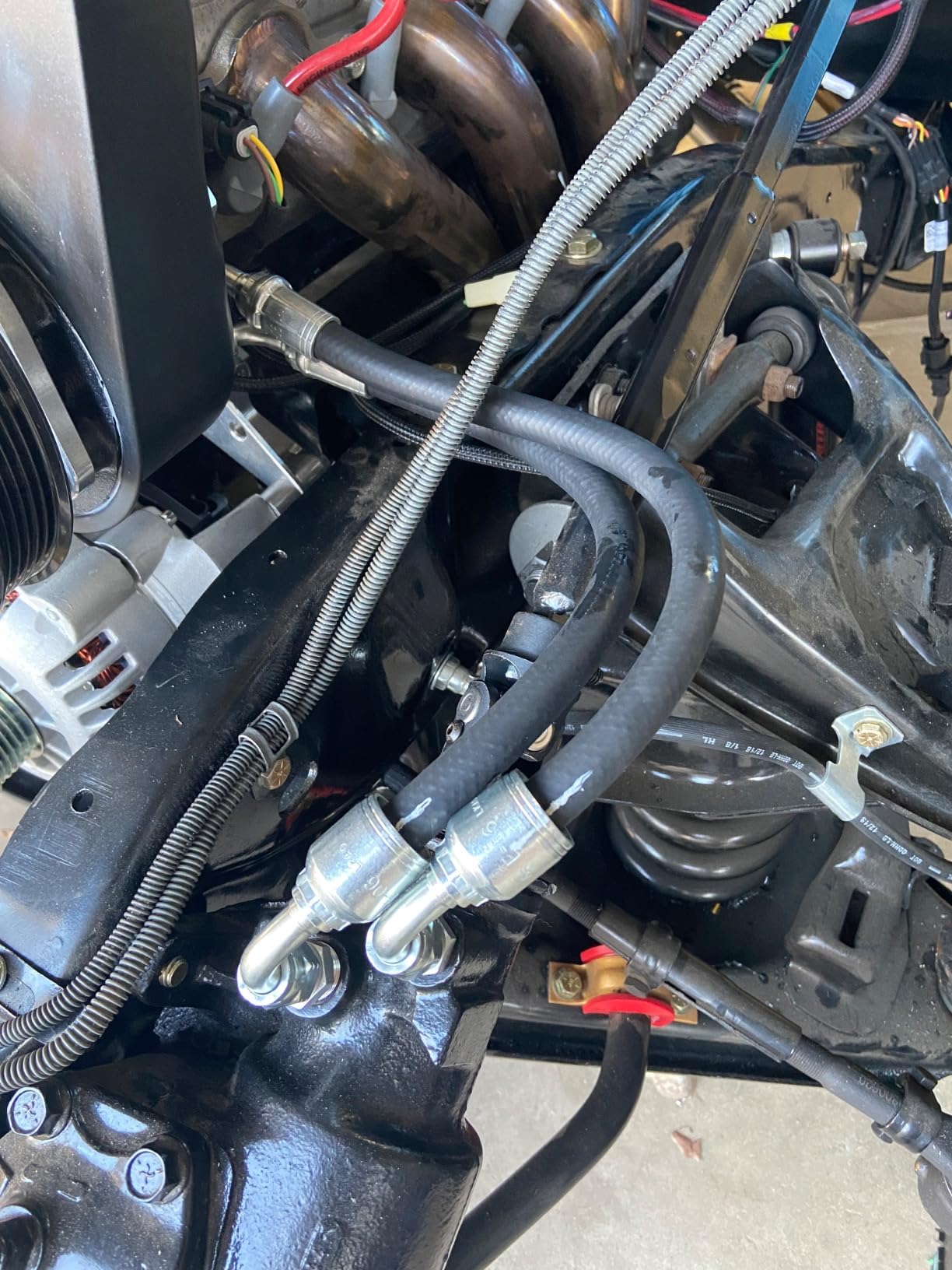 6an Male Flare to M18-1.5 Oring Power Steering Adapter Fitting