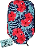 Vista 27 de Palms-O-Aces Pickleball Paddle Cover Canvas Padded Pickleball Paddles Sleeve with Zipper Lightweight Protective Paddle Case for Standard Paddles