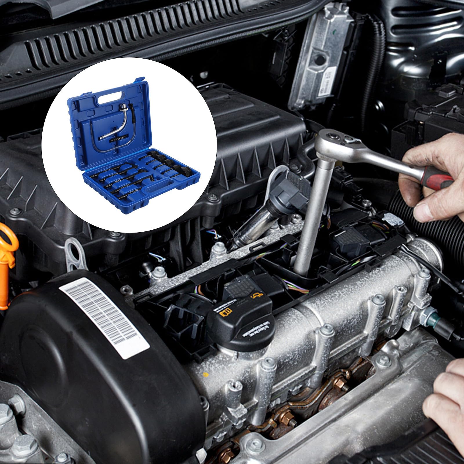 1ensemble Adaptateur Remplissage Transmission Métallique Kit pour Boîte Automatique Atf Compatible Plupart des Véhicules